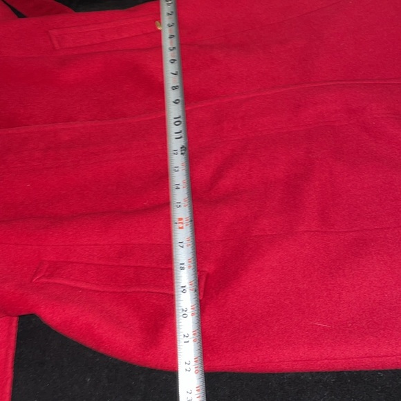 Women’s VINTAGE ELLEN TRACY 90’s with hood 100% wool lined coat sz 10 EUC Belt - Picture 14 of 15